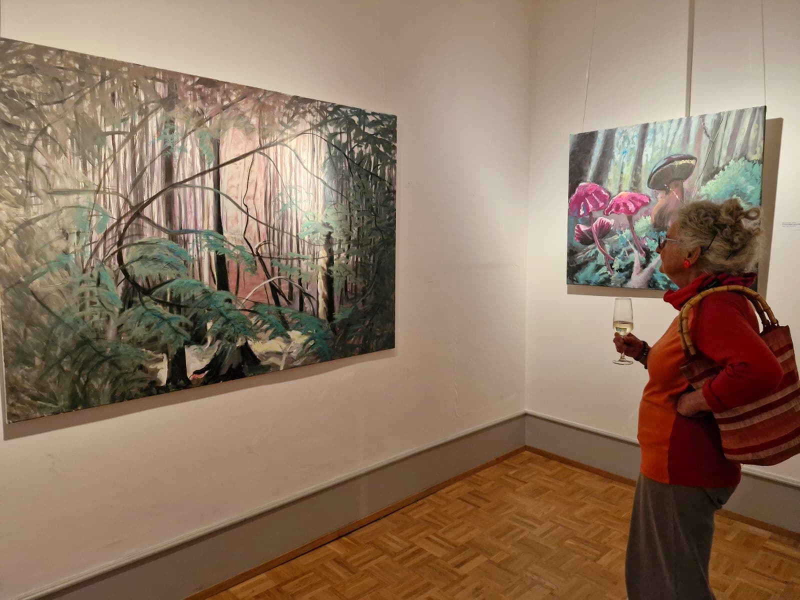 Ausstellung Ortszeit, Künstlerin Uschi Schwaderer